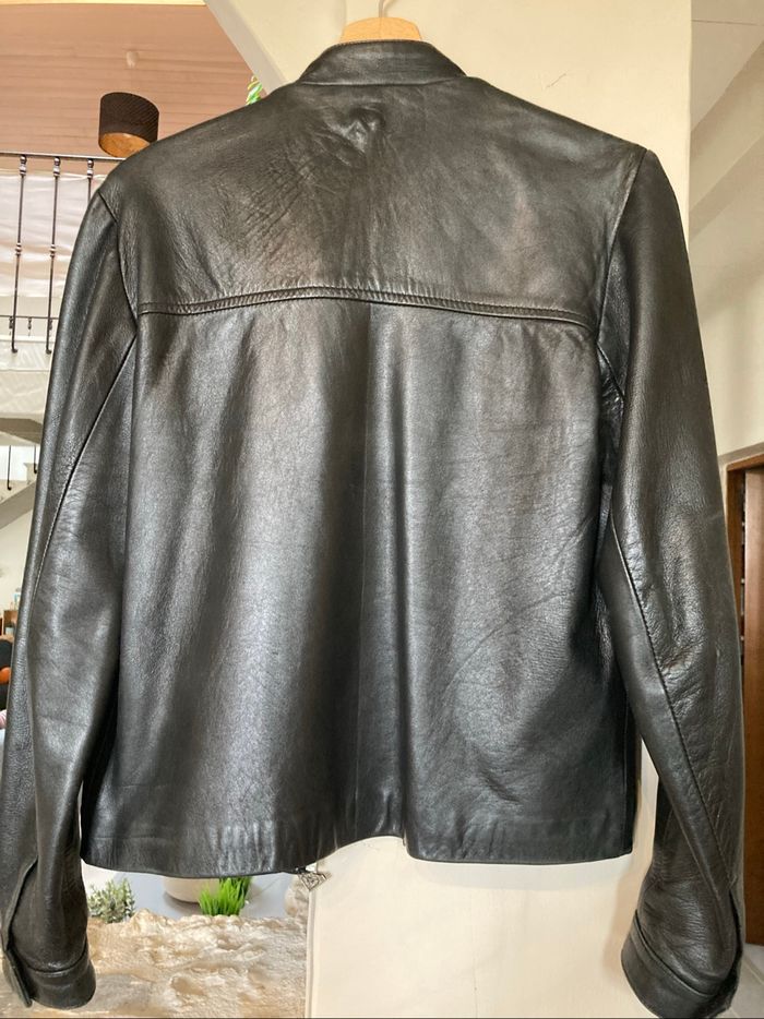 Veste en cuir noire « Roxy » - photo numéro 6