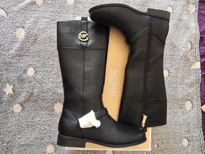 Bottes noires Michael Kors taille 35 - photo numéro 6