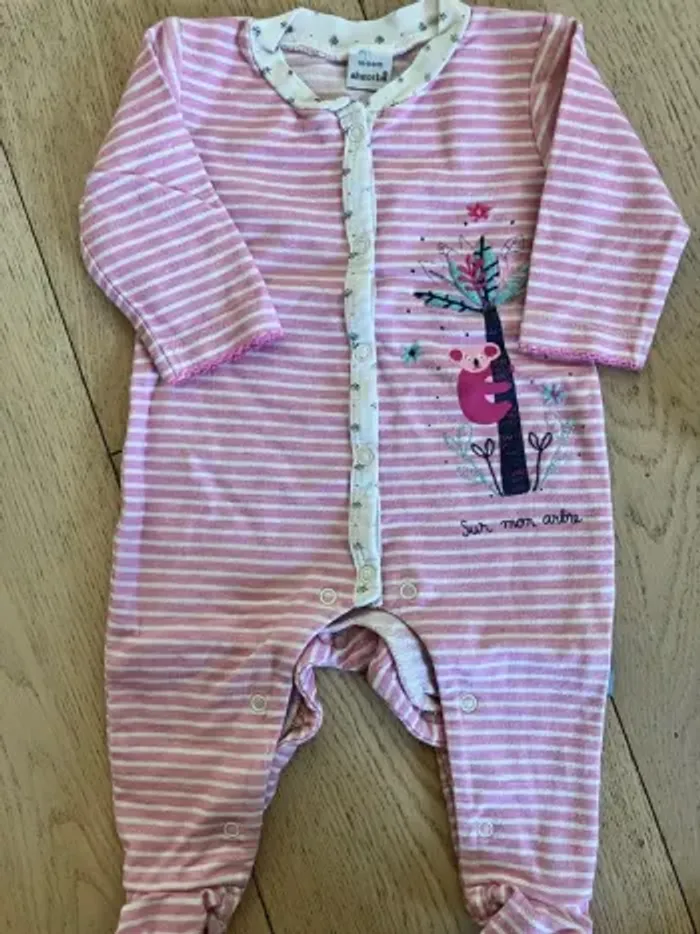 Lot naissance / 1 mois et 3 mois bébé fille été Petit Bateau - photo numéro 8