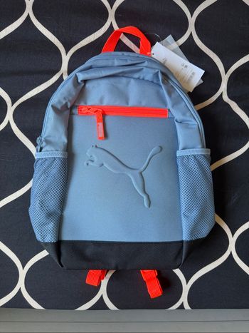 🎒 Sac à dos Puma – Bleu et détails orange fluo – Neuf avec étiquettes