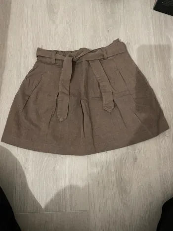 Jupe marron gris Jacadi fille