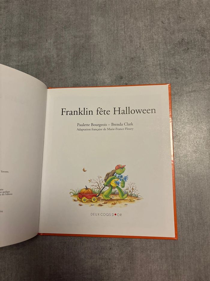 Livre Franklin, fête Halloween - photo numéro 2