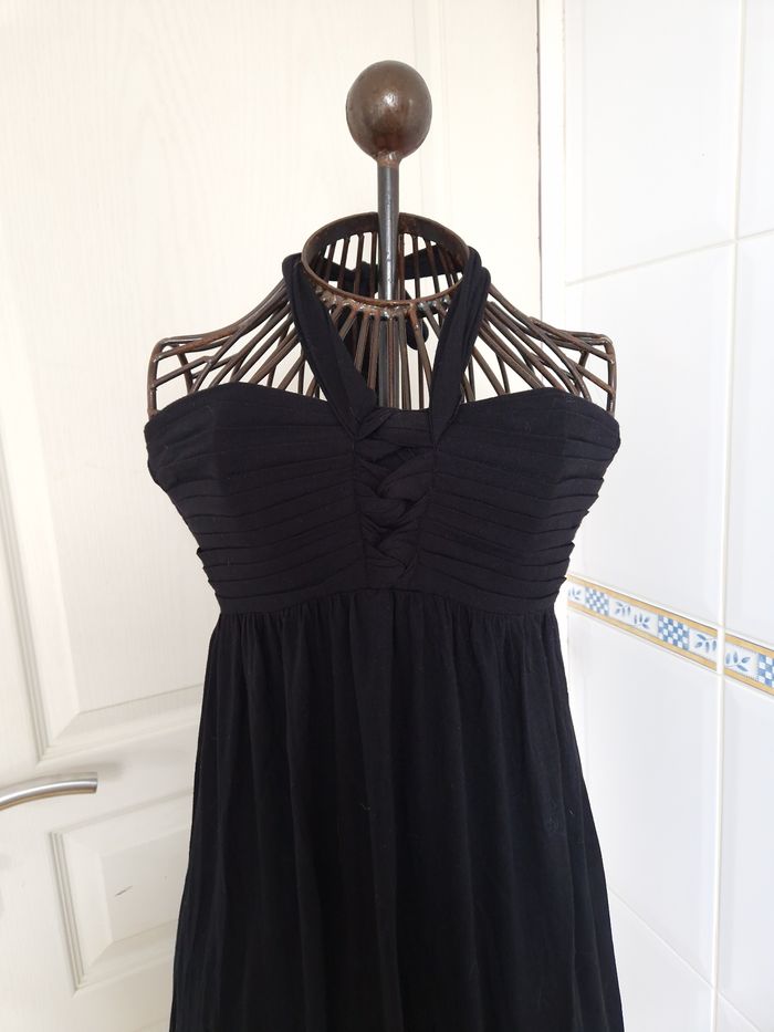 Robe fluide à bandeau noir femme etam taille S/36 - photo numéro 3