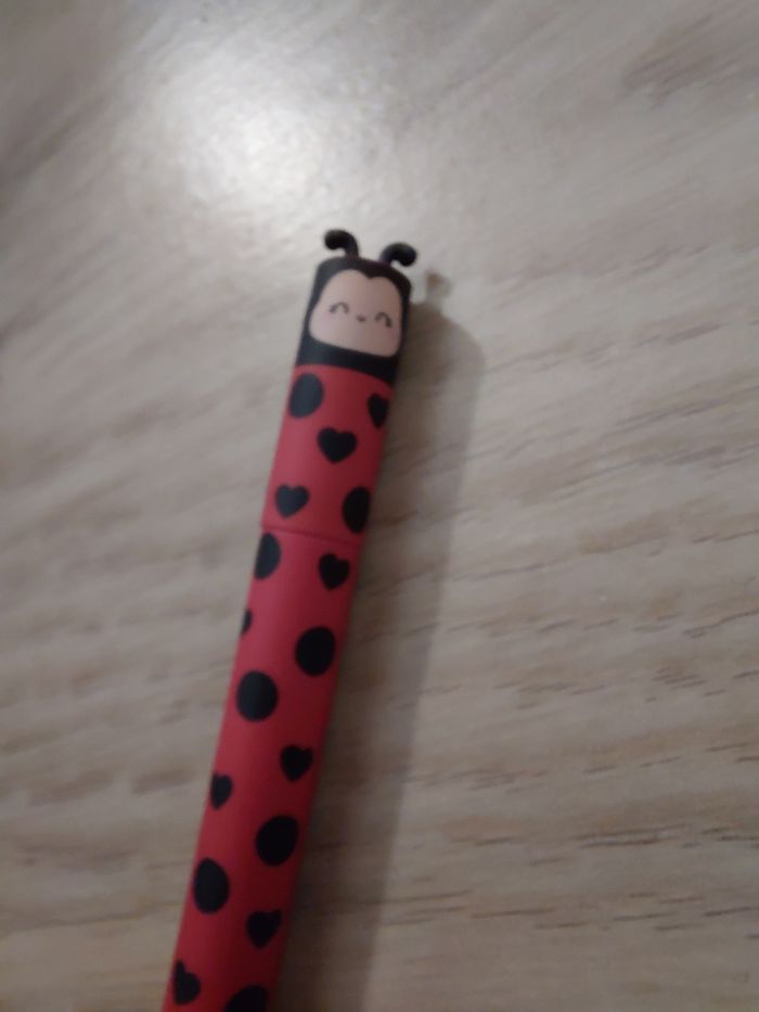 Stylo gomme coccinelle legami - photo numéro 2