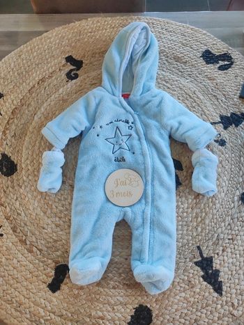 Combinaison hiver garçon bébé 3 mois