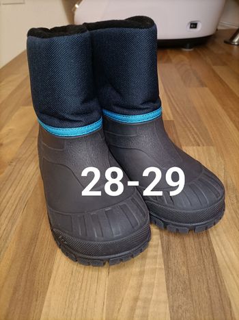 Bottes après ski neige gris bleu Quechua 28-29