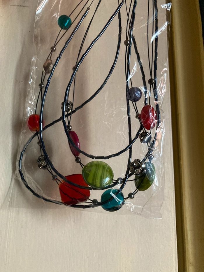 Collier femme multirangs - photo numéro 4