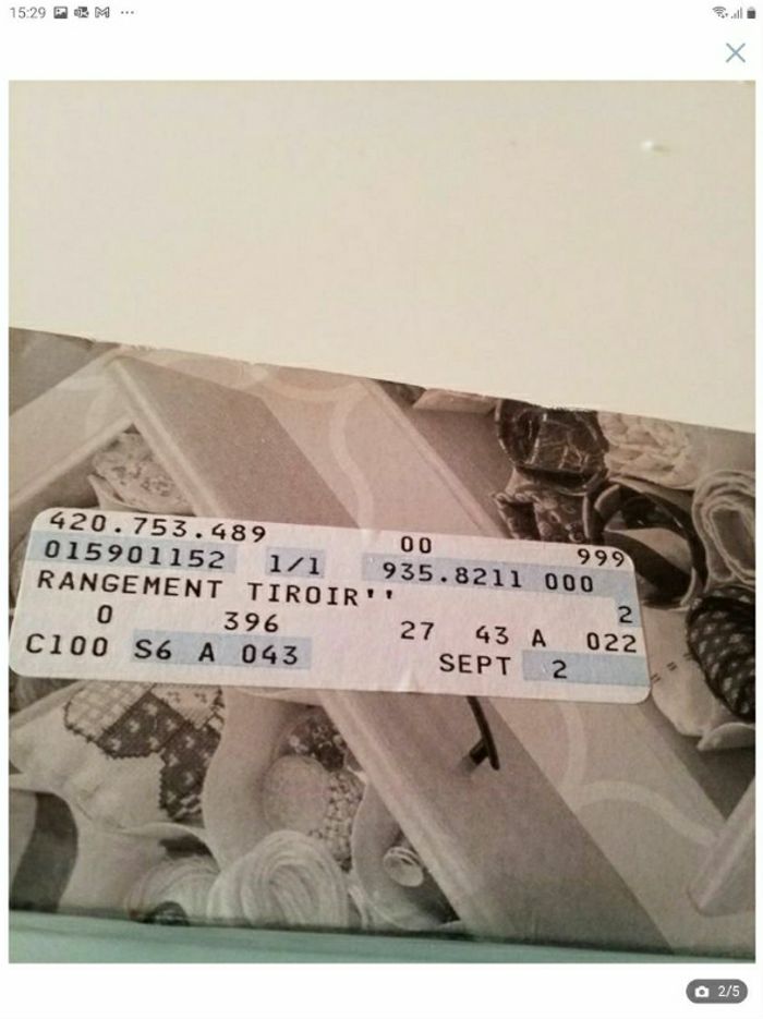 Rangement pour tiroir neuf - photo numéro 2