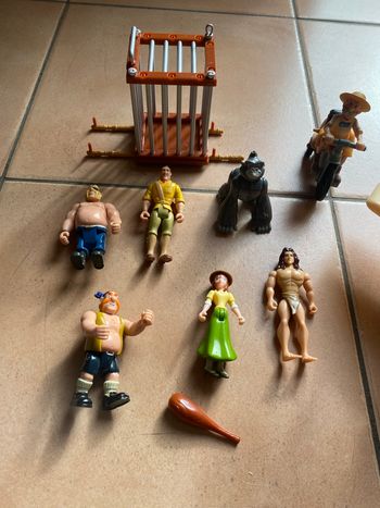 Lot figurines Tarzan vintage 