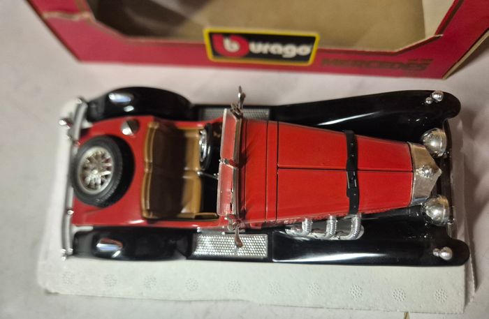 Bburago voiture miniature Mercedes SSK rouge (1928) 1/24 - photo numéro 6