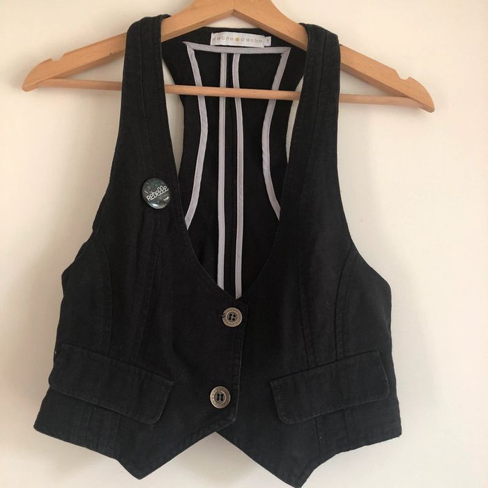 Gilet style barman femme cache cache