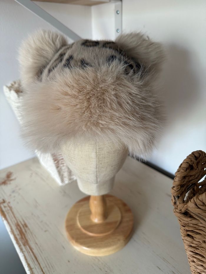 Chapeau imitation fourrure motif léopard – Neuf 🐆 - photo numéro 3