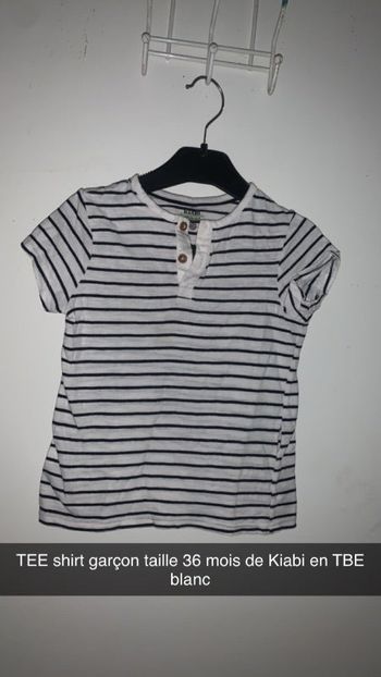 Tee shirt garçon taille 36 mois