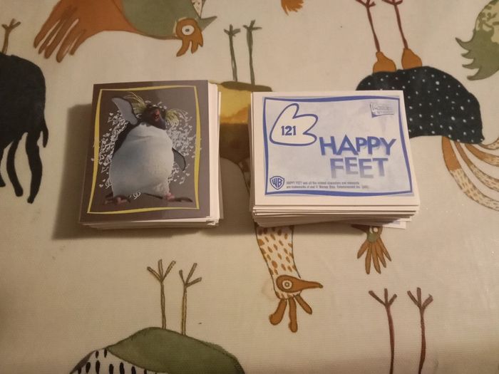 Lot stickers Happy Feet