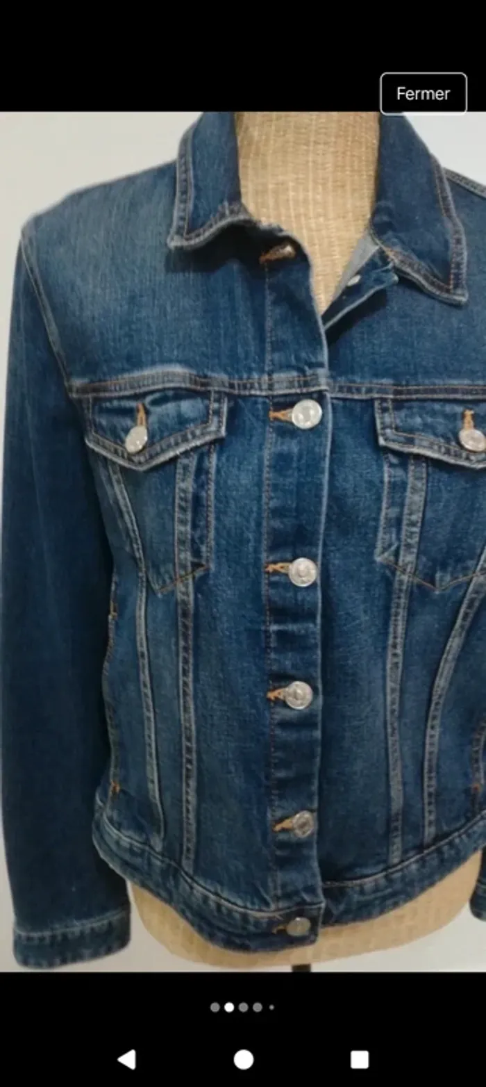 Veste en jeans Zara - photo numéro 4