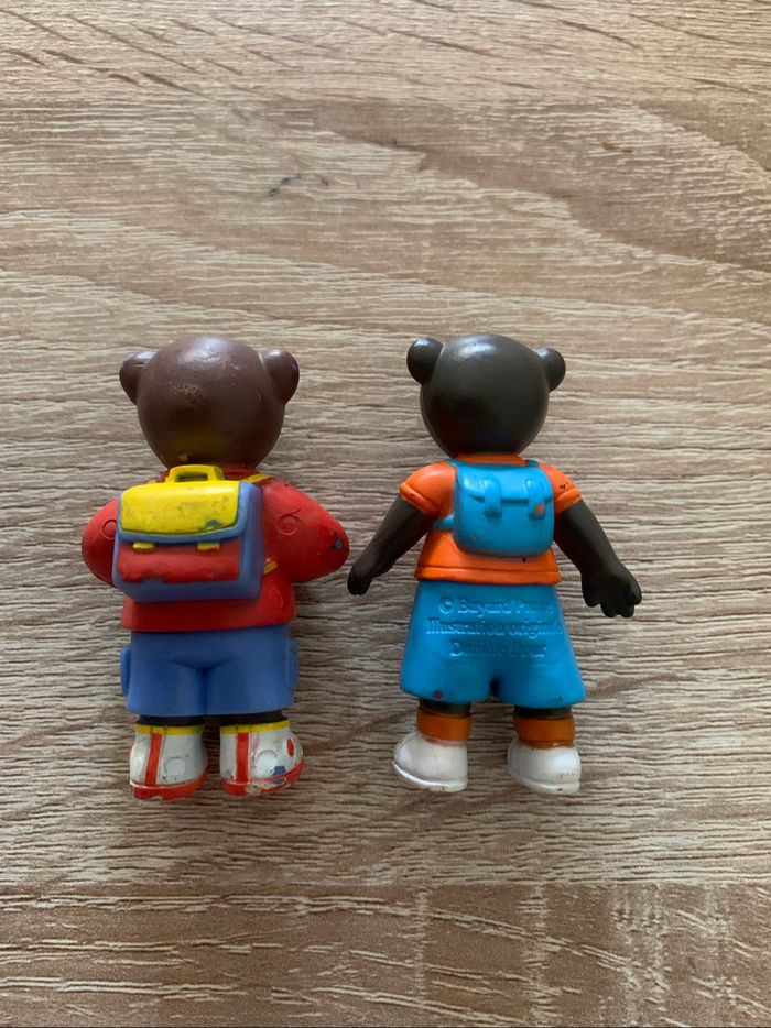 7 figurines petit ours brun  à l’école - photo numéro 7
