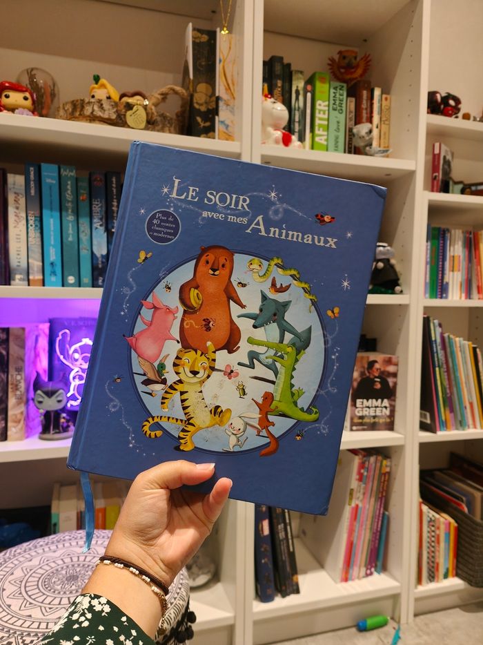 Livre Le soir avec mes animaux