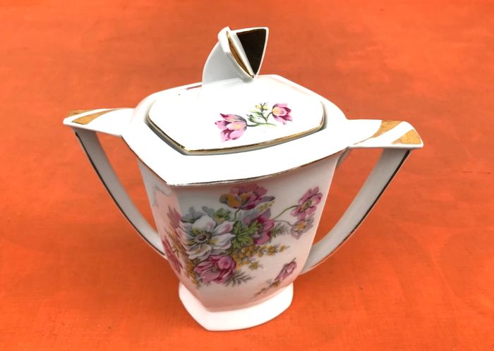 Ancien sucrier Porcelaine  Importé de Jean-Marie Tchécoslovaquie - photo numéro 8