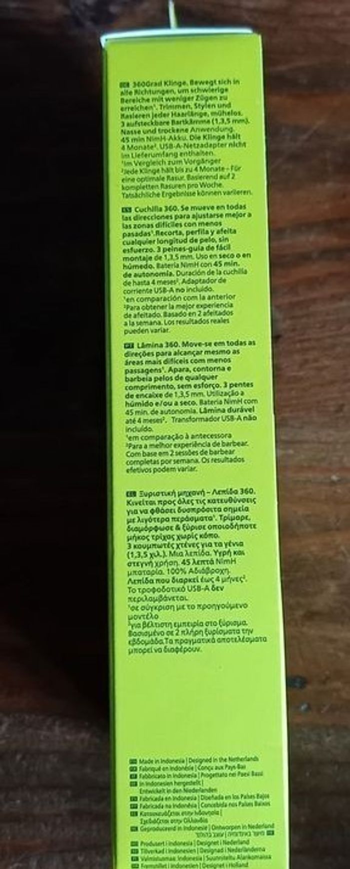 Philips OneBlade 360 – Tondeuse barbe & visage – 1 lame + 3 sabots – Neuf - photo numéro 3