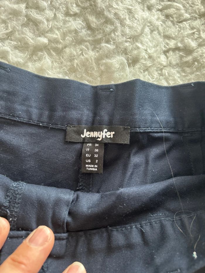 Short marine avec bande blanche Jennyfer 34 - photo numéro 2