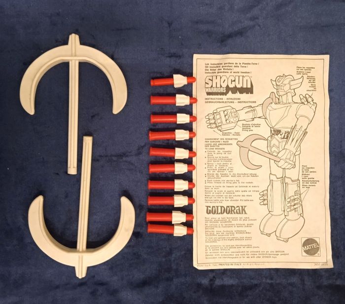 Goldrake shogun warriors mattel jumbo machinder popy robot Italie - photo numéro 4