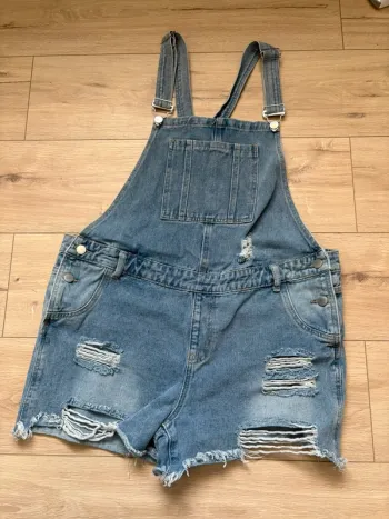 Salopette short grossesse en jean – Shein – Taille L