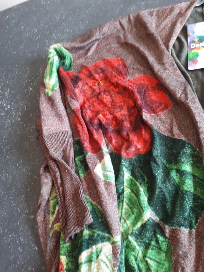 Gilet oversize neuf desigual taille S - photo numéro 5