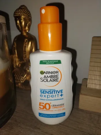 Crème solaire Garnier Sensitive expert + 50