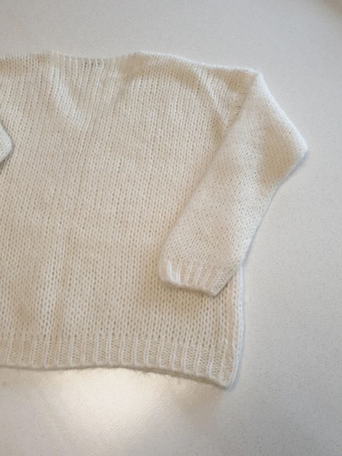 Pull crème XL femme - photo numéro 7