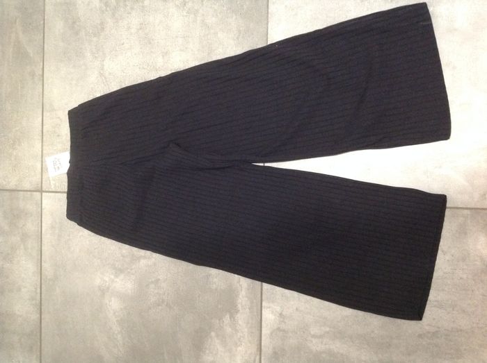 Pantalon noir jambes larges Jennyfer XS - photo numéro 4