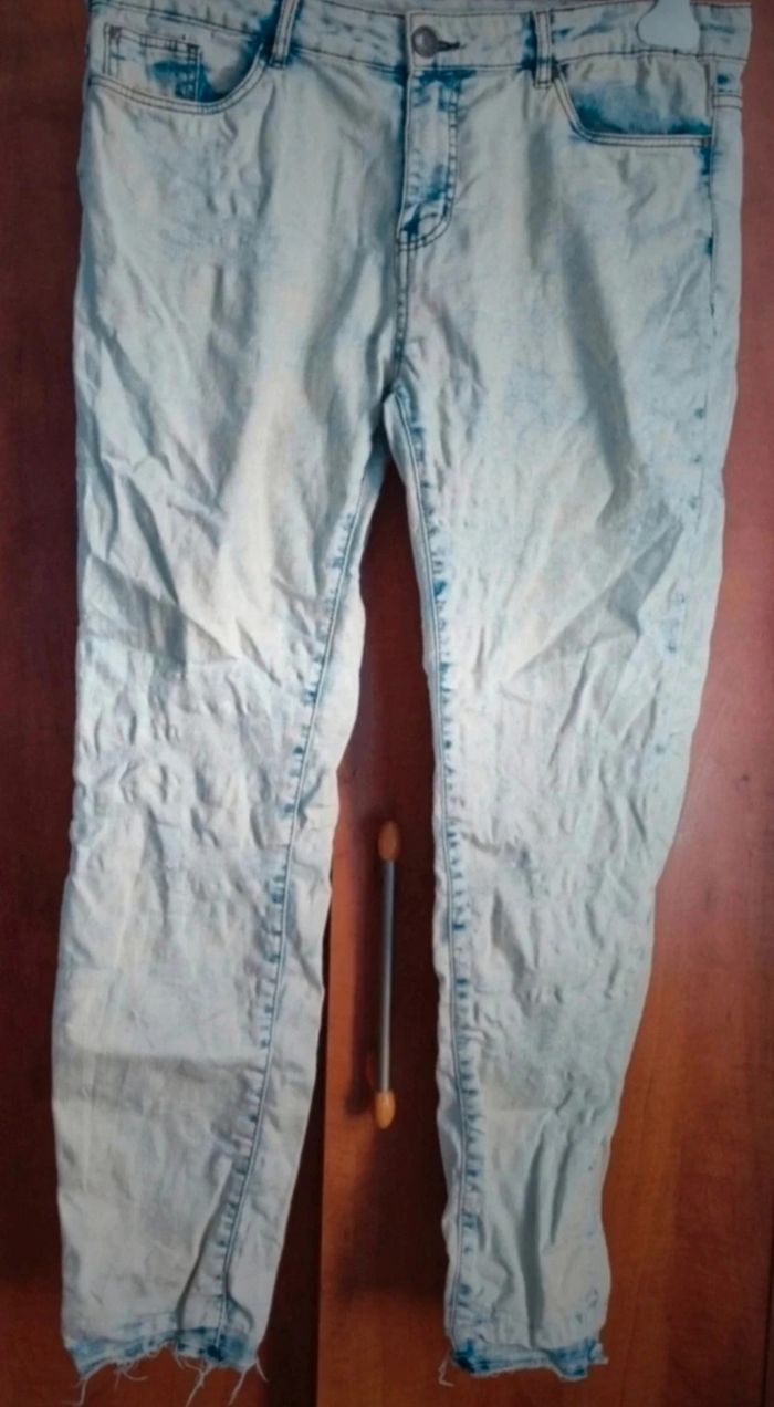 Jeans effet délavé taille 46 super skinny fit - photo numéro 3
