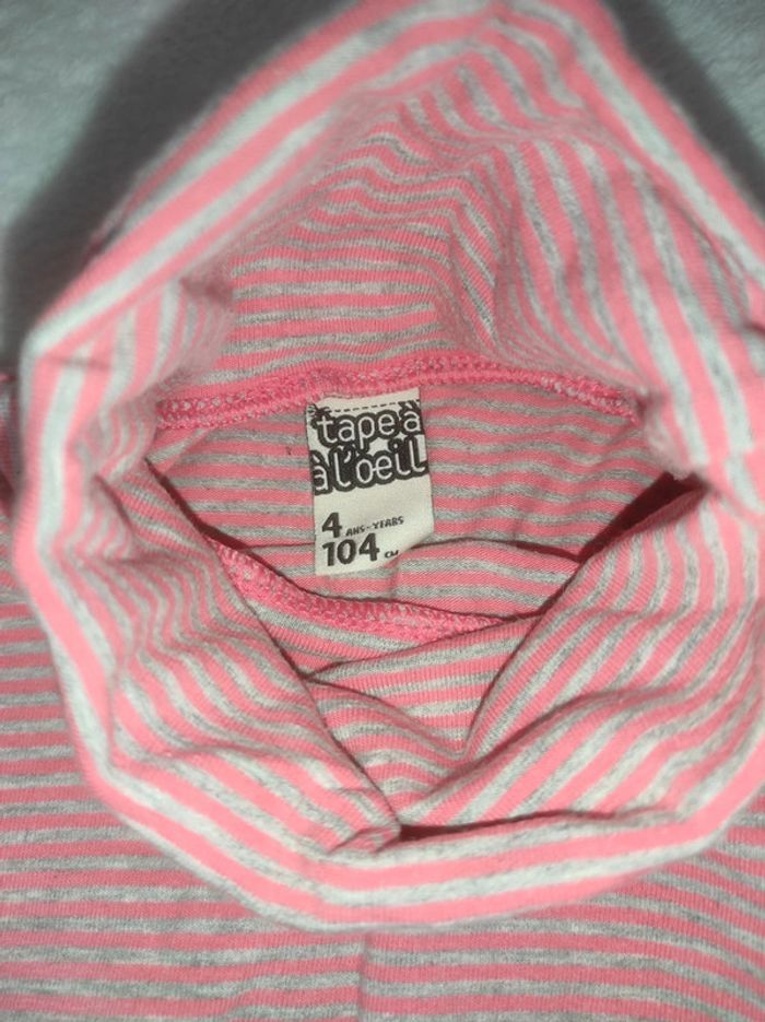 Sous-pull fille Tape à l'oeil 4 ans - photo numéro 3