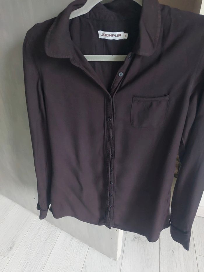 Chemise marron fonçé Jodhpur