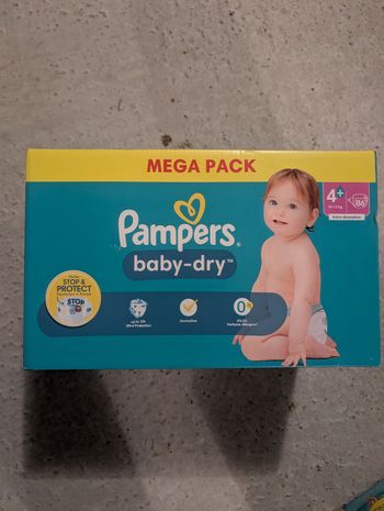 Pampers baby dry 4+