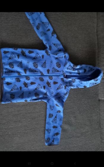 Gilet à capuche avec motif