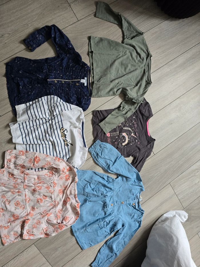 Lot tshirts manches longues 3ans