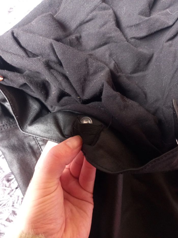 Maternité pantalon de grossesse similicuir - photo numéro 7