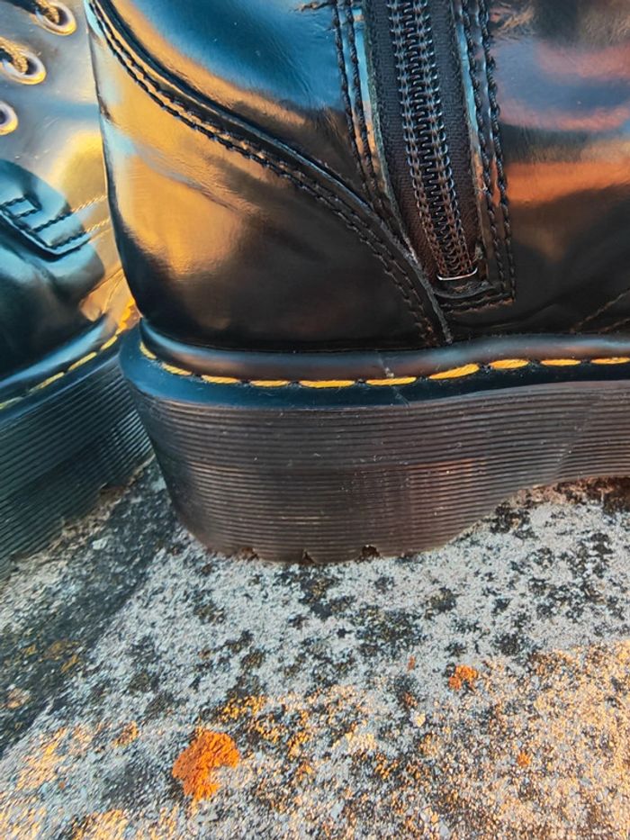 Bottes Dr. Martens Jadon en cuir noir, taille 42. - photo numéro 10