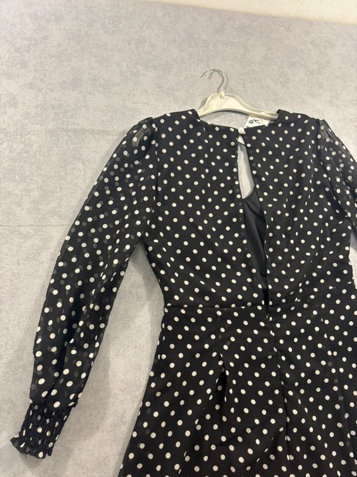 Robe courte à pois blanche et noir Taille 38 Catraza - photo numéro 8