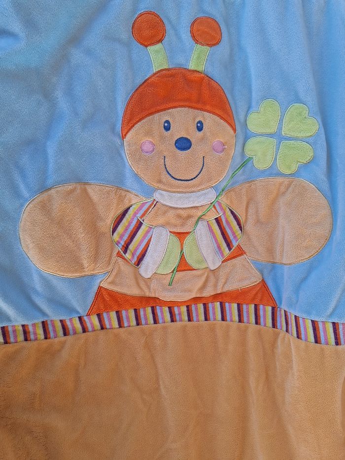 Turbulette/ gigotteuse bébé velours 12/24 Mois "mots d'enfants" très épaisse - photo numéro 2