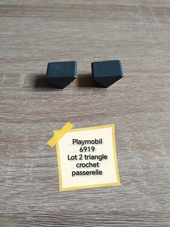 Playmobil 6919 lot 2 triangle attache passerelle