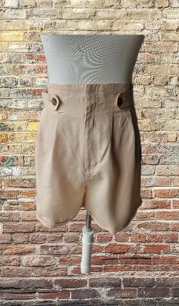 Short beige taille haute, Camaïeu, taille 42