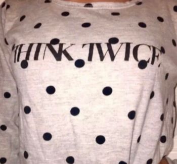 Sweat gris à pois noir  m stradivarius