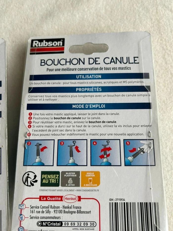 Lot bouchons de canules - photo numéro 3