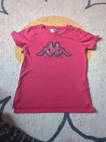 T-shirt sport kappa rose 6 ans neuf