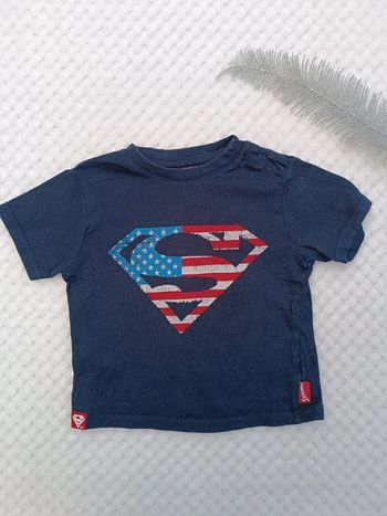 🔸T-shirt Manches Courtes Superman DC Comics – 12 Mois 🔸