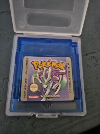 Jeux game boy pokemon bleu version cristal