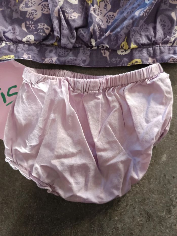 Ensemble été violet 3 mois - photo numéro 3