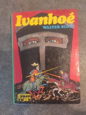 Ivanhoé Walter Scott Bibliothèque Verte cartonnée 1982