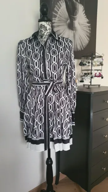 Robe bas plissé